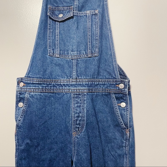 TopShop Moto Slim Denim Overalls - Picture 5 of 12